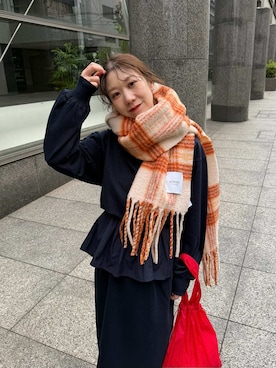 「emmi（エミ）のアイテム」を使った、emmiさん（レディース・163cm）の冬コーディネート