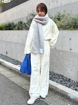 「NIKE（ナイキ）の【NIKE meets emmi】SHOX Z（スニーカー）」を使った、emmiさん（レディース・160cm）の秋コーディネート