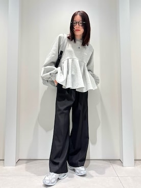 「emmi（エミ）のアイテム」を使った、emmiさん（レディース・154cm）の冬コーディネート