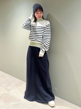 「emmi（エミ）のアイテム（帽子）」を使った、emmiさん（レディース・161cm）の冬コーディネート