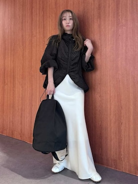 「NIKE（ナイキ）の【NIKE meets emmi】MOON SHOE OG SS（スニーカー、ホワイト系）」を使った、emmiさんの夏コーディネート