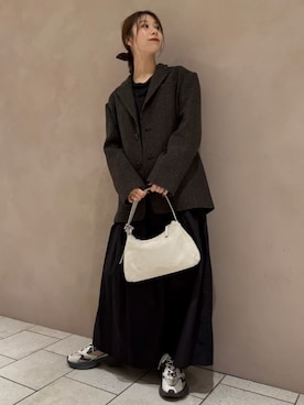 「アイテム（その他ルームウェア）」を使った、emmiさん（レディース・163cm）の秋コーディネート