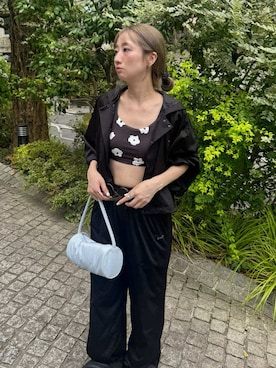 「アイテム（アンダーウェア）」を使った、emmiさん（レディース・157cm）の夏コーディネート