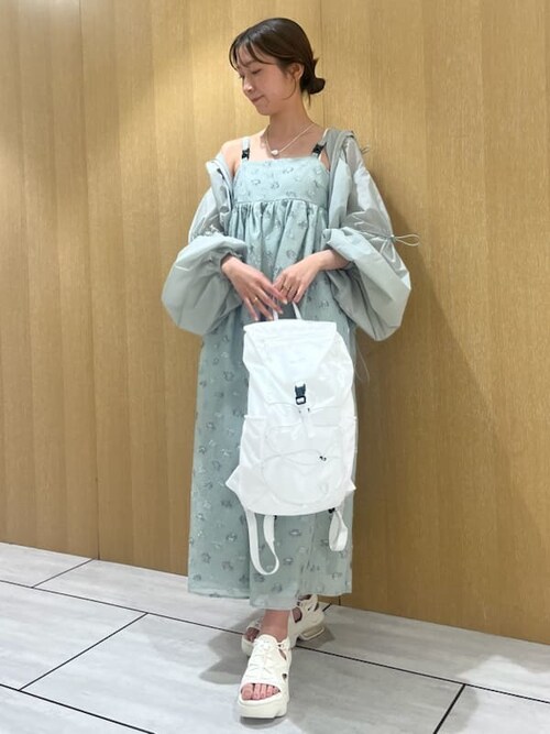 ジャガードワークワンピース（ワンピース）｜emmi（エミ）の  