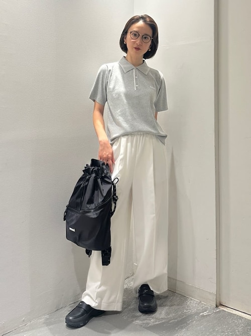 emmiロゴニットポロトップス emmiロゴニットポロトップス(ニット)｜トップス｜emmi（エミ）の