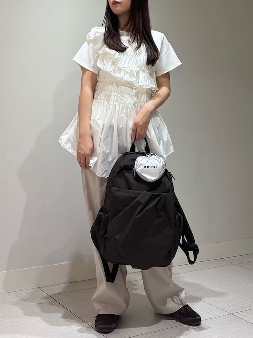 ONLINE限定カラー】eco 撥水ギャザーボディーバックパック（バック