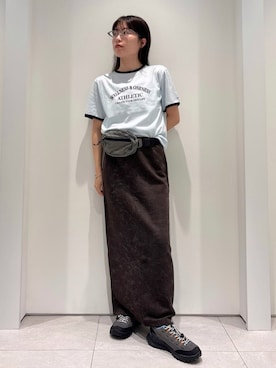 「骨格ナチュラル」｜emmiさん（レディース・154cm）の夏コーディネート