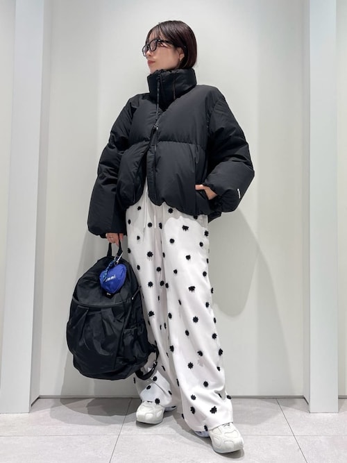 クロップドフォルムダウンコート（ダウンジャケット/コート）｜emmi