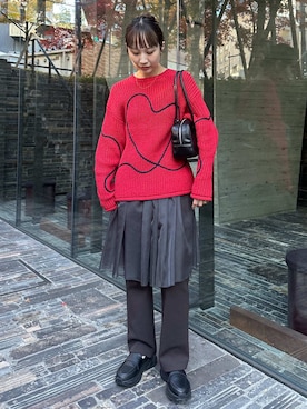 「emmi（エミ）のアイテム」を使った、emmiさん（レディース・161cm）の冬コーディネート