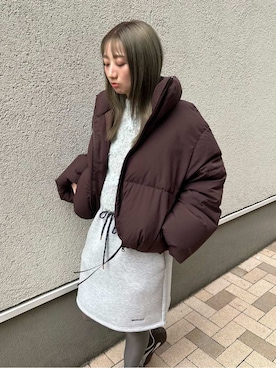 「アイテム（タイツ/ストッキング）」を使った、emmiさん（レディース・157cm）の秋コーディネート