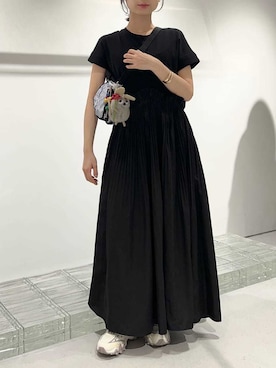 「アイテム（ワンピース/ドレス）」を使った、emmiさん（メンズ・155cm）の夏コーディネート