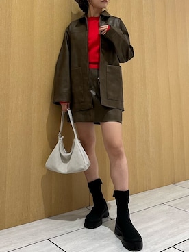 「アイテム（その他ルームウェア）」を使った、emmiさん（レディース・157cm）の秋コーディネート