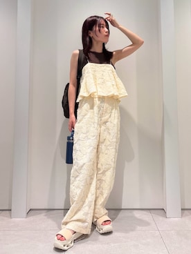 「アイテム（食器/キッチン）」を使った、emmiさん（レディース・154cm）の春コーディネート