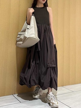 「骨格ナチュラル」｜emmiさん（レディース・157cm）の夏コーディネート