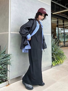 「アイテム（ルームウェア）」を使った、emmiさん（メンズ・155cm）の夏コーディネート