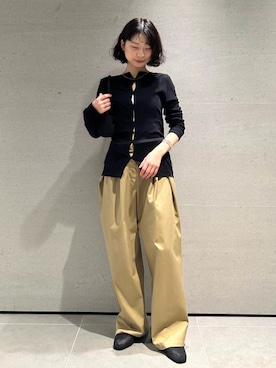 「アイテム（パンプス）」を使った、emmiさん（メンズ・155cm）の春コーディネート