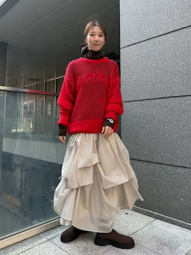 「アイテム（ルームウェア）」を使った、emmiさん（レディース・163cm）の秋コーディネート