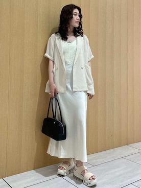 「emmi（エミ）のアイテム（アクセサリー）」を使った、emmiさん（レディース・169cm）の夏コーディネート