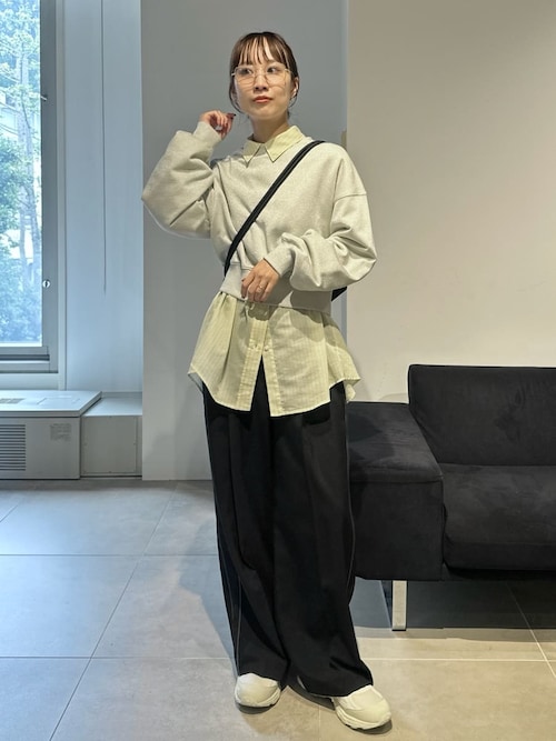 シアーストライプシャツ（ルームウェア/パジャマ）｜emmi（エミ