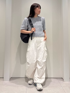 「アイテム（バックパック/リュック）」を使った、emmiさん（レディース・154cm）の夏コーディネート
