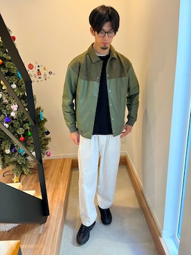 「URBAN RESEARCH Sonny Label（アーバンリサーチサニーレーベル）のアイテム（ジャケット/アウター）」を使った、atuさん（メンズ・184cm）の冬コーディネート