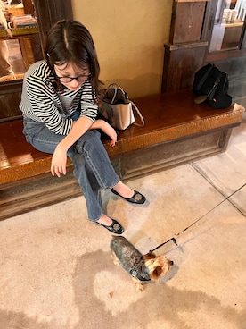 「STATE OF ESCAPE（ステートオブエスケープ）のアイテム」を使った、Sakiさん（レディース・164cm）の春コーディネート