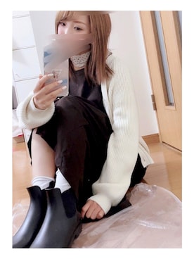 「GUコーデ」｜「アイテム（レインシューズ）」を使った、𝕄𝕀ℤ𝕌ℍ𝕆@アラサーちゃんさん（レディース・157cm）の夏コーディネート