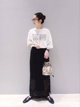 「レプシィム(LEPSIM)」｜「アイテム（ローファー）」を使った、chiakiさん（レディース・160cm）の夏コーディネート