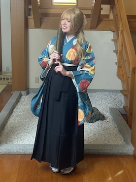 「アイテム（水着/着物・浴衣）」を使った、SOUBIENさん（レディース・155cm）の冬コーディネート