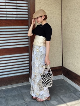 「アイテム（和装小物）」を使った、SOUBIENさん（レディース・154cm）の夏コーディネート