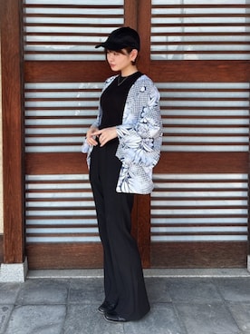 「アイテム（水着/着物・浴衣）」を使った、SOUBIENさん（レディース・154cm）の夏コーディネート