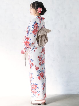 「SOUBIEN（ソウビエン）のアイテム」を使った、SOUBIENさん（レディース・159cm）の夏コーディネート