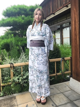 「花火大会」｜SOUBIENさん（レディース・164cm）の夏コーディネート