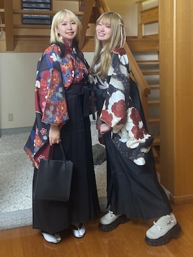 「アイテム（水着/着物・浴衣）」を使った、SOUBIENさん（レディース・160cm）の冬コーディネート