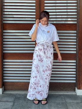 「アイテム（浴衣）」を使った、SOUBIENさん（レディース・164cm）の夏コーディネート