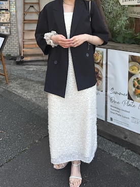 「Louere（ルエレ）のアイテム」を使った、m.さん（レディース・165cm）の夏コーディネート