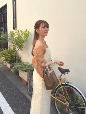「アイテム（その他）」を使った、m.さん（レディース・165cm）の夏コーディネート