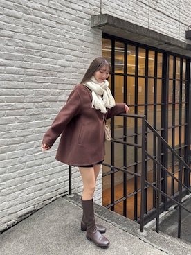 「STELLA McCARTNEY（ステラマッカートニー）のアイテム」を使った、m.さん（レディース・165cm）の冬コーディネート