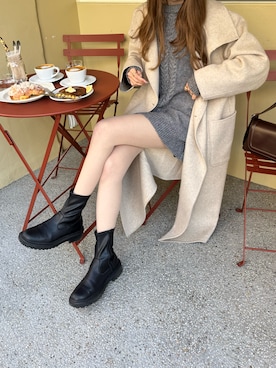 「EMMEL REFINES（エメルリファインズ）のアイテム（バッグ）」を使った、m.さん（レディース・165cm）の春コーディネート