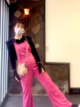 「MAISON SPECIAL（メゾンスペシャル）のアイテム（サロペット/オーバーオール）」を使った、Miiisaa.mさん（レディース・163cm）の秋コーディネート
