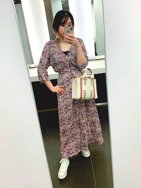 「コンバース ハイカット」｜「アイテム（ワンピース/ドレス）」を使った、Miiisaa.mさん（レディース・163cm）の秋コーディネート