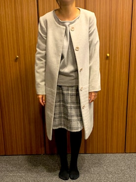 「LUCA/LADY LUCK LUCA（ルカ/レディラックルカ）のアイテム（スウェット）」を使った、ma.hさん（レディース・151cm）の秋コーディネート
