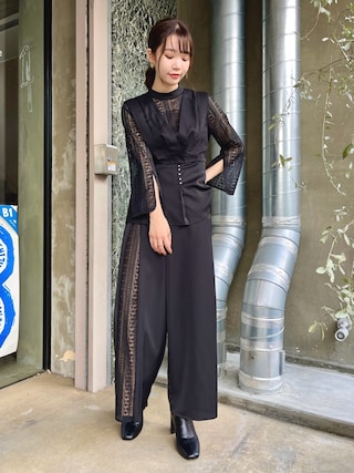 【TRUDEA 】上身レース使いパンツドレス　結婚式　オケージョン 1696516575_320.jpg