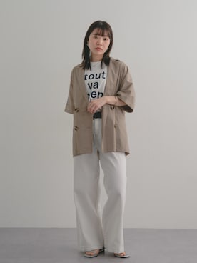 「nissen（ニッセン）のアイテム」を使った、ちささん（レディース・158cm）の春コーディネート