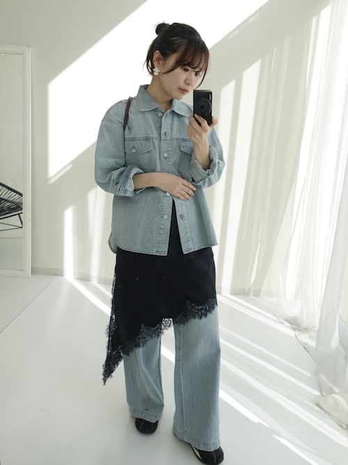 Duccia Grimani シルクシフォントップス　他2点　セットアップ フェミニンな気分。2wayシフォンシアージャガードブラウス ce1010193