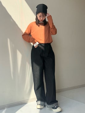 「骨格ナチュラル」｜ちささん（レディース・158cm）の春コーディネート