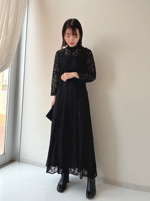 訳あり◆カラルス　３L　オケージョン　パーティードレス　ワンピース　結婚式　黒 Callarus ドレス 「Callarus」「結婚式・お呼ばれ・パーティー