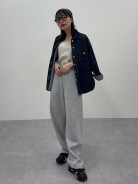 「nissen（ニッセン）のアイテム（ジャケット/アウター）」を使った、ちささん（レディース・158cm）の春コーディネート