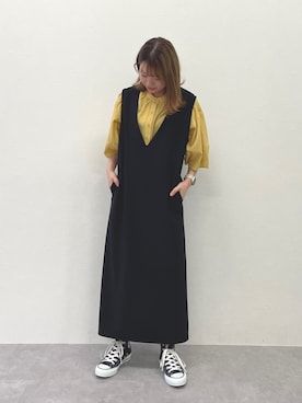 「Le temps riche（ルタンリッシュ）のアイテム（トップス）」を使った、ちささん（レディース・157cm）の春コーディネート