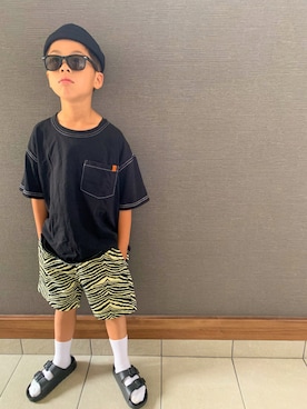 わにさん（キッズ・123cm）の夏コーディネート